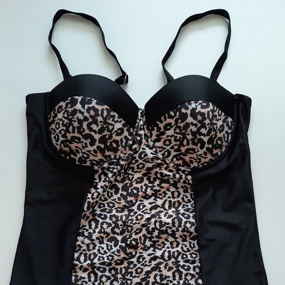 LAST ONE!! Sexy One Piece Swimsuit Leopard Women Plus Size 14 - Picture 4 of 7
